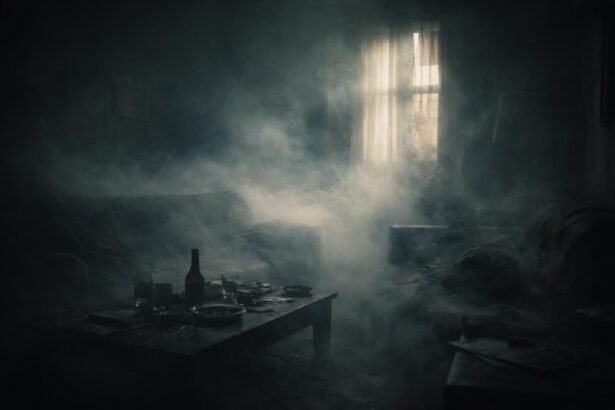 Sen o zahmlenej izbe s dymom a ťažkým vzduchom