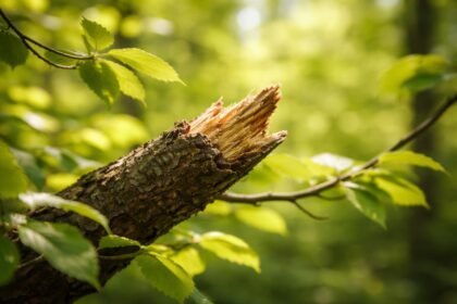 Sen o odlomených konároch symbolizuje zmeny a prekážky v živote.