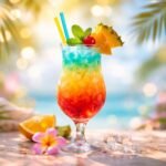 Sen o pití koktailu symbolizujúci radosť a túžbu po uvoľnení