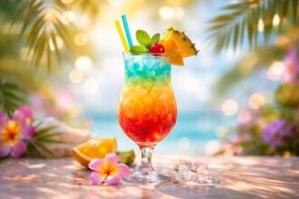 Sen o pití koktailu symbolizujúci radosť a túžbu po uvoľnení