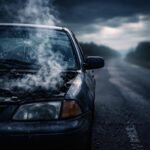 Sen o pokazenom aute symbolizuje životné prekážky a stratu smerovania