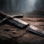 Sen so zlomeným mečom symbolizuje slabosť a vnútorný boj