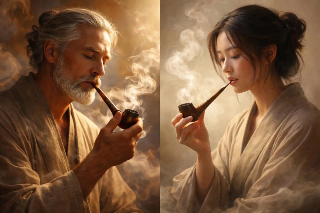 ked-fajcite-fajku-vy-a-ked-ju-drzi-niekto-iny-1024x683 Čo znamená sen o fajke?