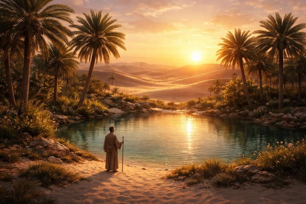 oaza-ako-symbol-nadeje-uniku-a-obnovy-duse-1024x683 Čo znamená sen o púštnej oáze?