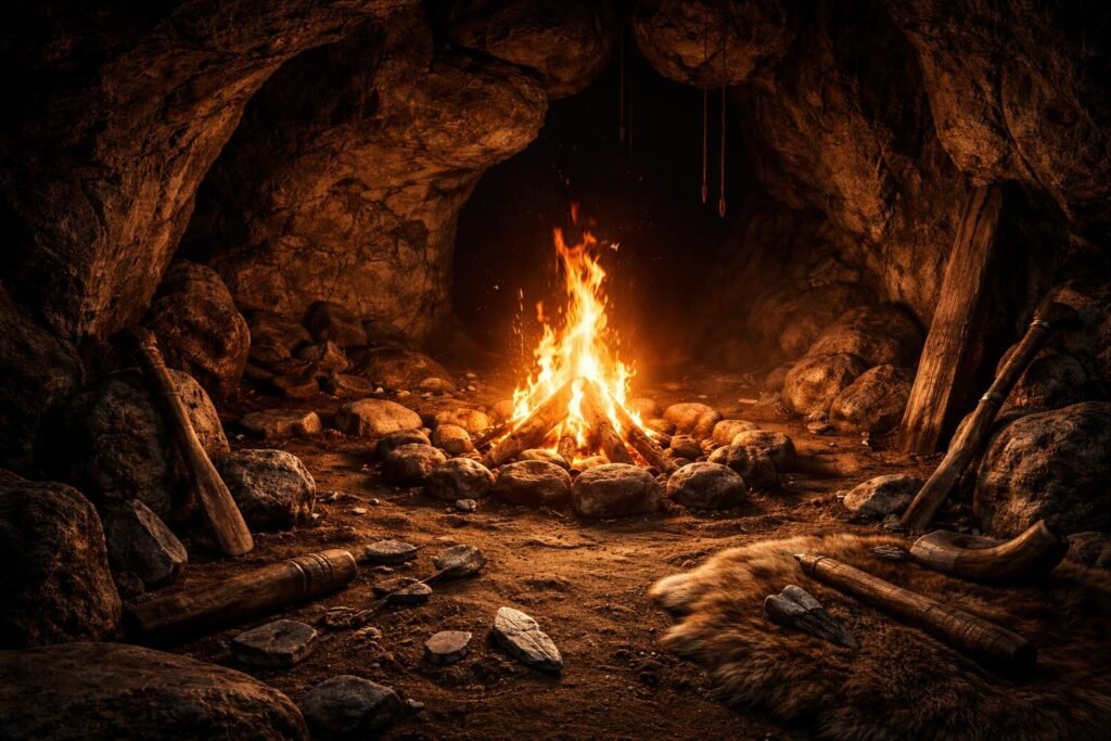 symbolika-nastrojov-jaskyn-a-ohna-v-sne-1024x683 Čo znamená sen o dobe kamennej?